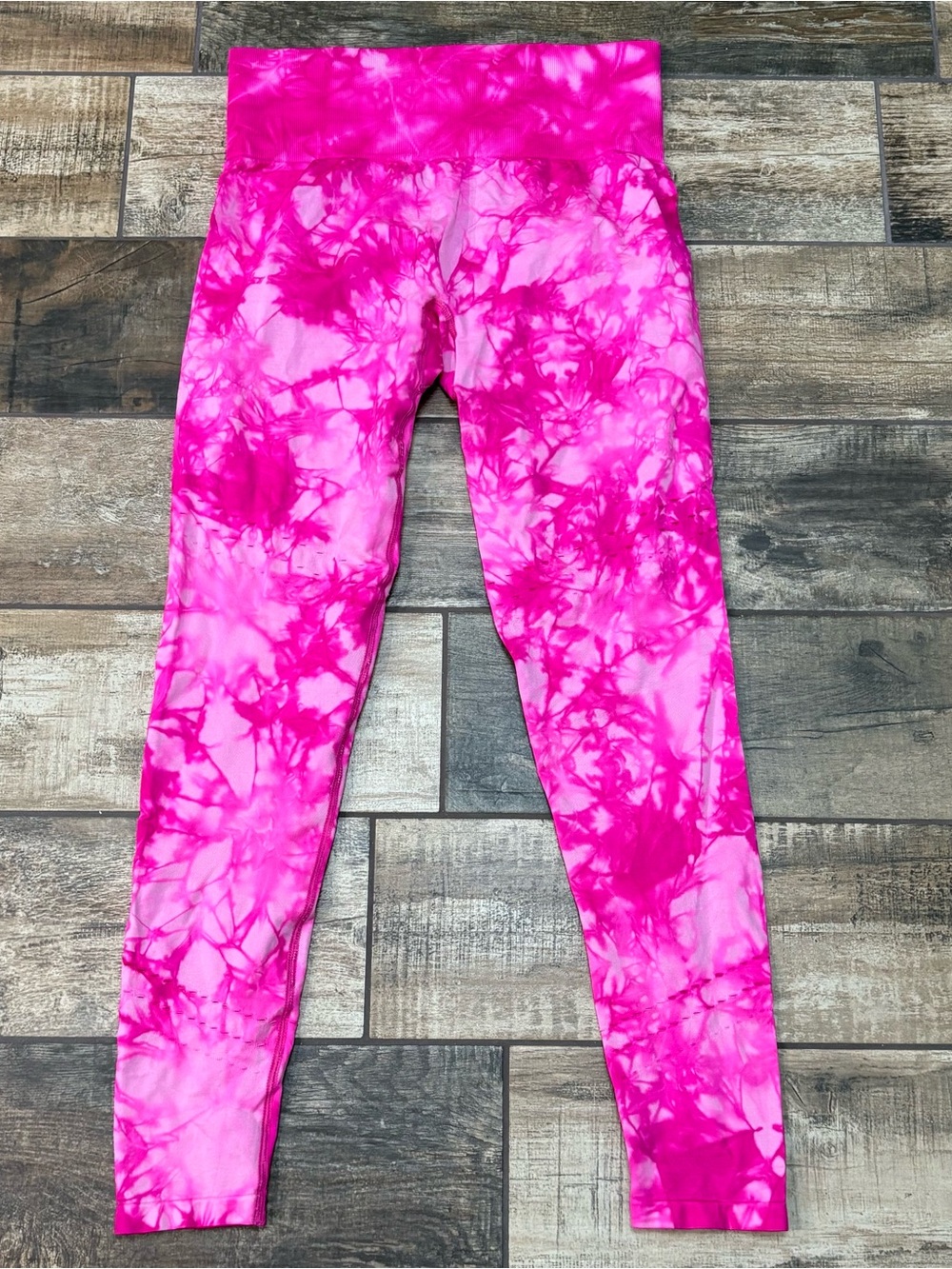 sofia by sofia vergara Bright Hot Pink Tie-Dye Leggings